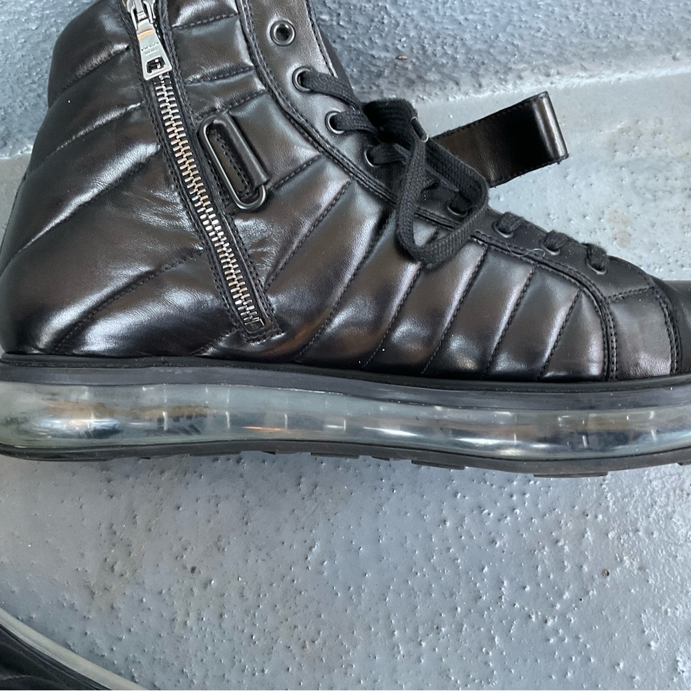 Prada ‘Levitate’ Quilted Sneaker- Black Leather - Picture 6 of 13